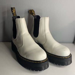 Platform doc marten chelsea boots
